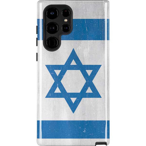 Israel Flag Distressed Galaxy S22 Ultra Pro Case